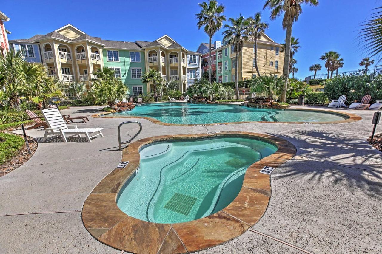 Colorful Galveston Retreat Steps From Beach And Pool Exterior photo